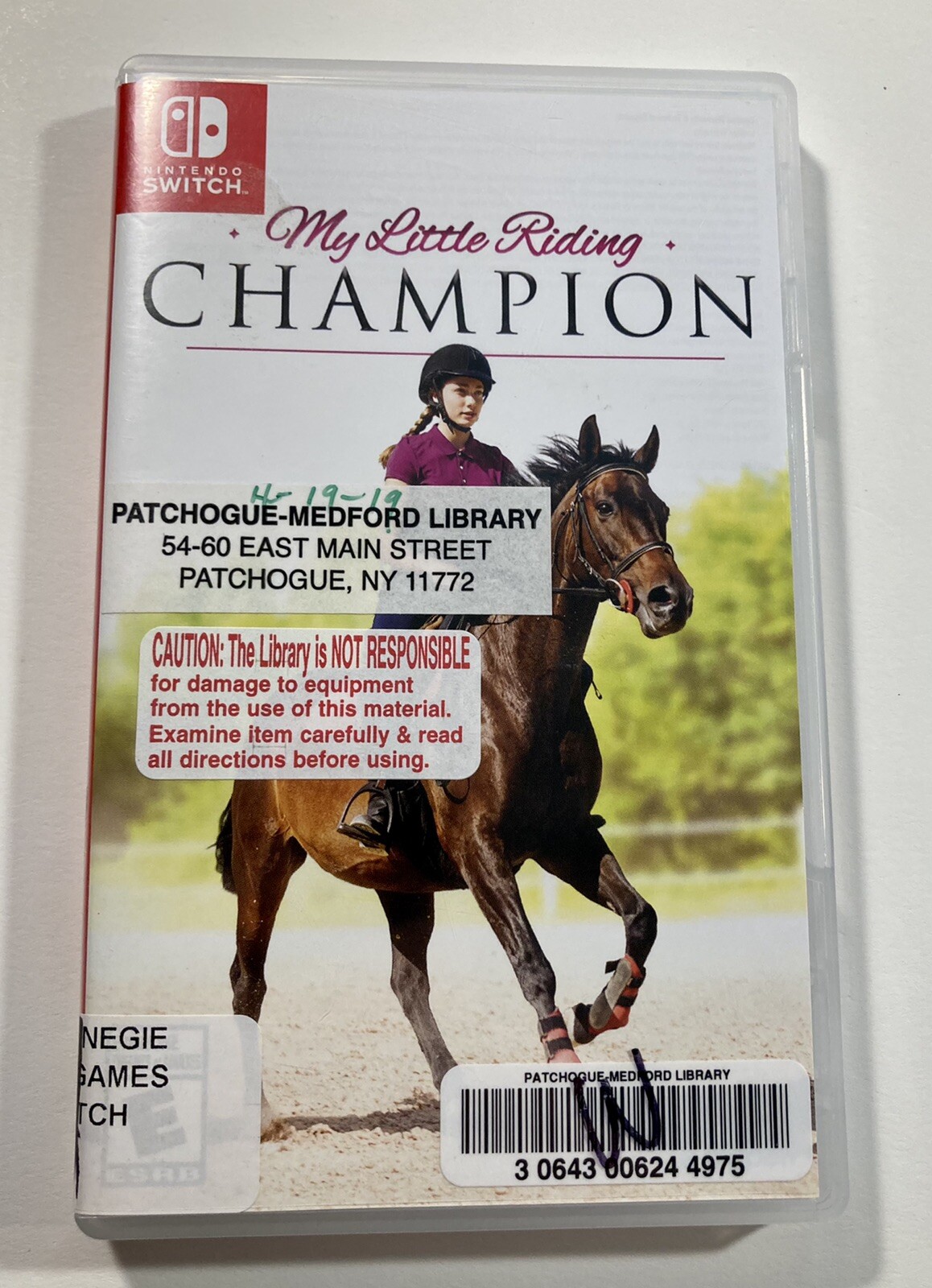My Little Riding Champion - Nintendo Switch Game W Case No Manual | eBay