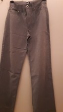 RRP$800 UNWORN AUTHENTIC DOLCE & GABBANA Women's Pants Blue Gray Metallic