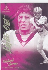 MICHAEL THOMAS 2020 PANINI LUMINANCE LIGHTS OUT INSERT #LO10 NEW ORLEANS SAINTS