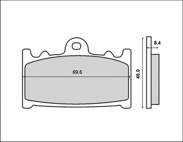 Plaquettes de frein KH158 pour Kawasaki sécurité routière en voyage