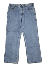 Rivet Supply Co Jeans Mens 34x30 (Fit 34x28.5) Blue Relaxed Fit Straight Cowboy