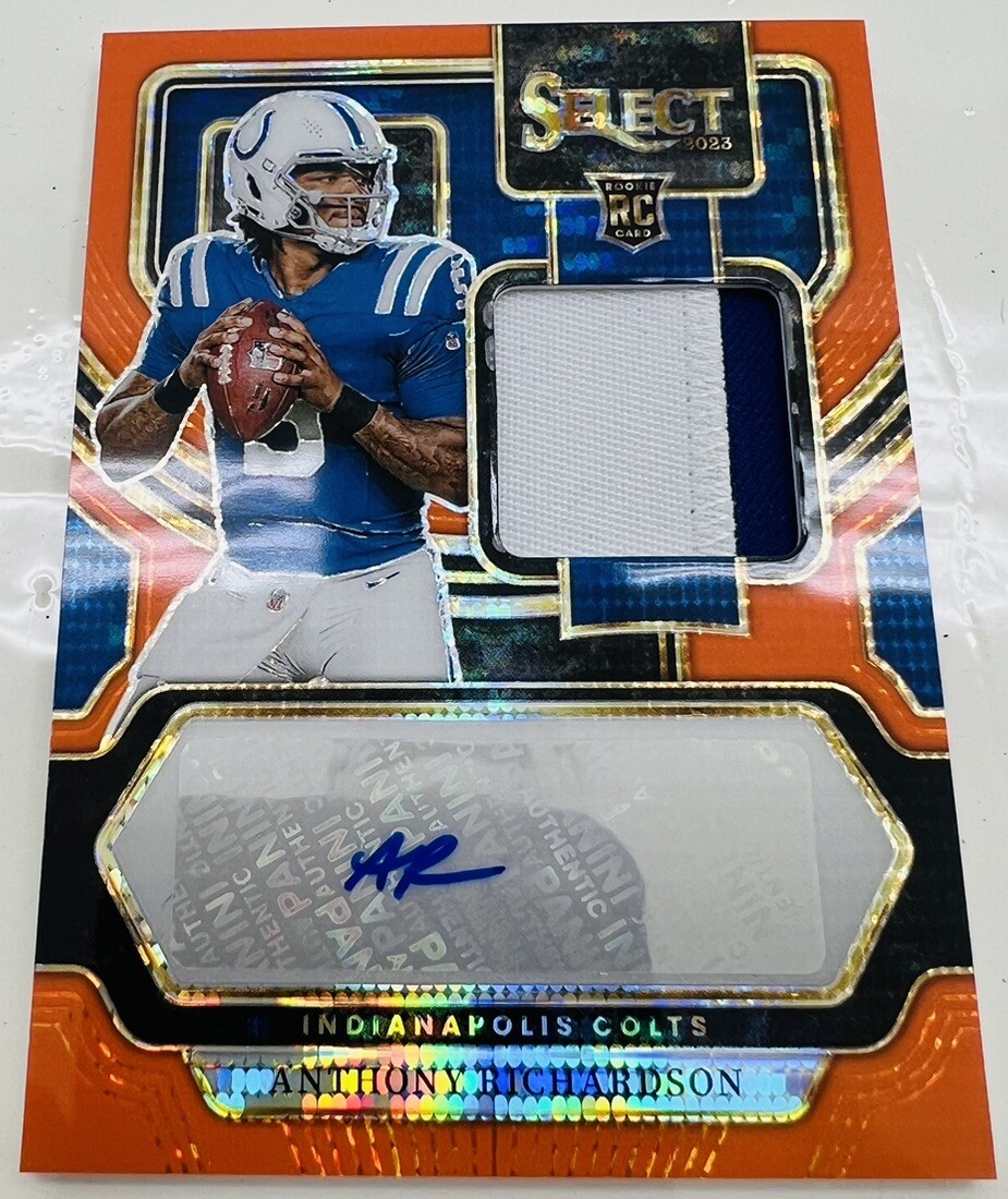 Anthony Richardson auto RC ルーキー 2023 Origins Anthony Richardson Red Rookie Patch Auto RC RPA