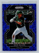 2022 Panini Prizm #69 Nick Allen Blue Donut Circles Prizm SN #/199