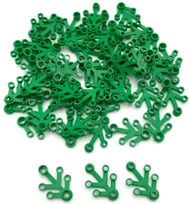 Lego 50 New Green Tree Plant Leaves 4 x 3 Parts