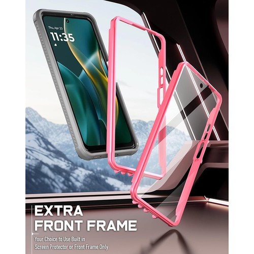 For Motorola Moto G 5G 2025 Case 2 Front Frame Hybrid Cover with Built-in Screen - Picture 26 of 29