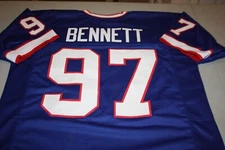 CORNELIUS BENNETT #97 SEWN STITCHED THROWBACK HOME JERSEY SIZE MENS XLG