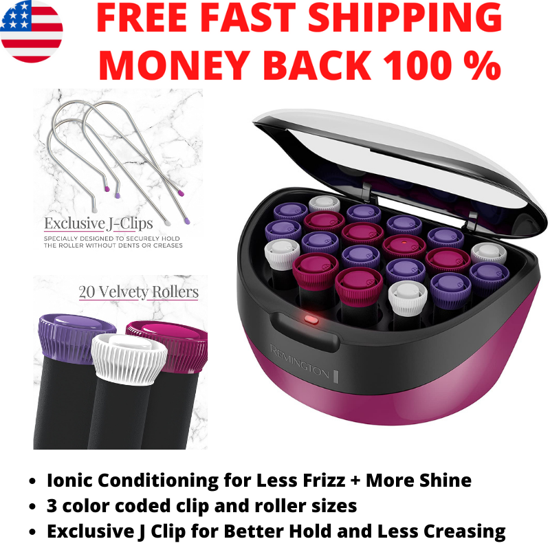 Conditioning Hair Setter Rollers Velvety Hot Curlers Ionic Long