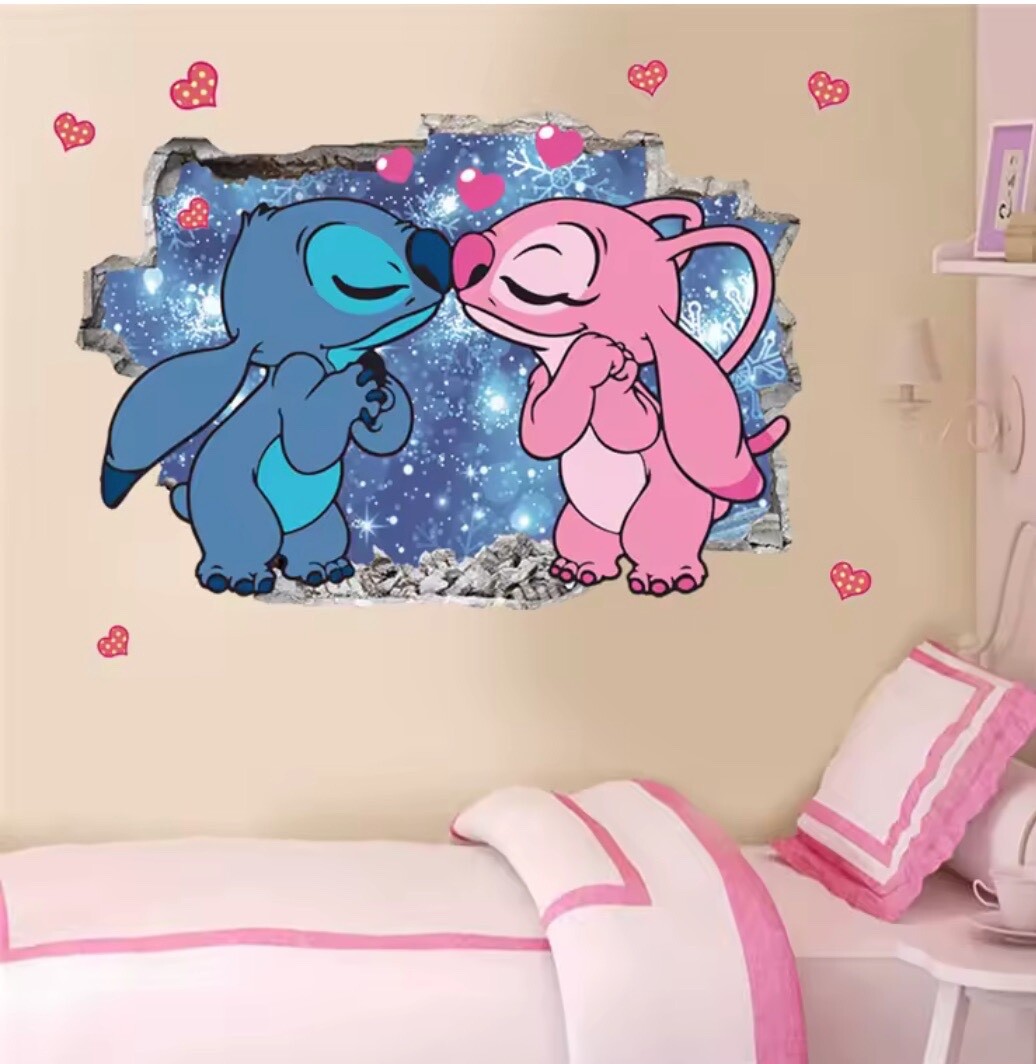 Removable Wall Sticker Lilo & Stitch kids room Decal Vinyl Home Decor Mural