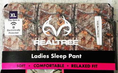 REALTREE Ladies Camo Sleep Pants Black #SLP1221 ~ XL ~ NEW - Picture 5 of 8