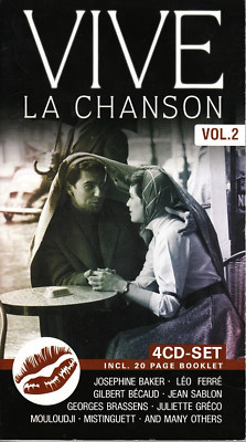 Various   Vive La Chanson Vol.2 4 CD Set