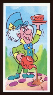 1989 Brooke Bond Magical World Of Disney #10 The Mad Hatter EX