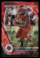2021 Prizm Draft Picks #119 Javian Hawkins RED ICE Rookie Louisville