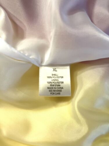 Outer Edge Jacket XL Color Block White Red Yellow Retro Zip Hood Hiking Sport - Picture 6 of 6