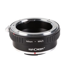 K F CONCEPT Adapter for Nikon AI F Lens Mount to Micro4/3 M43 E-M5 PM2 E-PL5 GX1