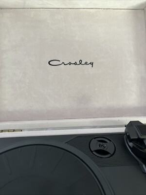 Crosley Voyager CR8017A-BK 3-Speed Portable Bluetooth Turntable Record Player