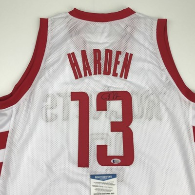autographed james harden jersey