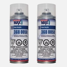 Spraymax 3680058 1k Acrylic Clear Coat 10.6 Oz 1 Case 2 Cans