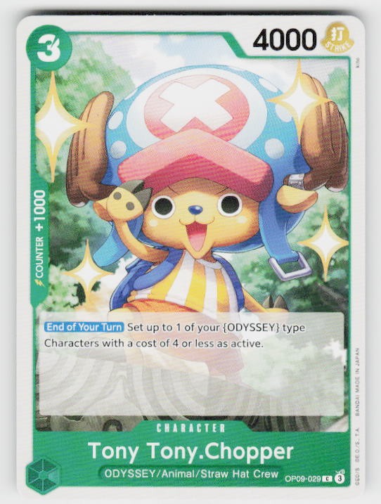 Emperors in the New World #OP09-029 Tony Tony.Chopper