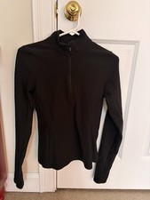 Alo Yoga Alosoft 1/2 Zip Rapid Pullover Black S