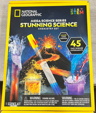 New National Geographic Mega Science Series Stunning Science Chemistry Set