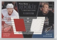 2002-03 Upper Deck Rookie Update 1040/1200 Dmitri Bykov Sergei Gonchar #162c 0f8