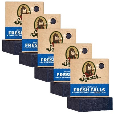 Natürliches Seifenstück für Männer, 5erPack  Frische Wasserfälle