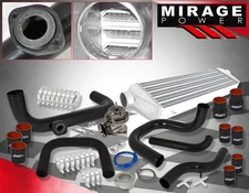 For Honda D/B Series Piping Kit W/ Weld On Adapter+T&F Intercooler+T-Bolt+Bov