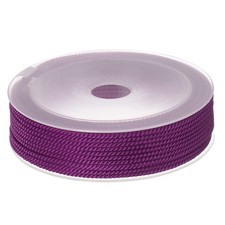 Twisted Nylon Twine Thread 2mm 13M/43 Feet Braided Nylon String, Dark Magenta