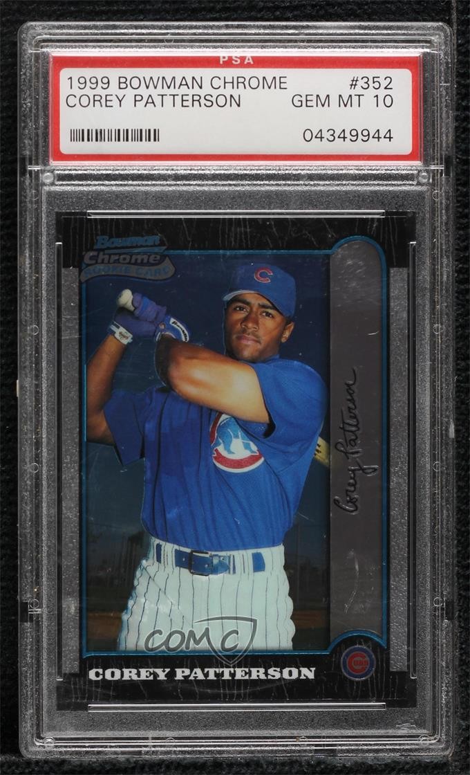 1999 Bowman Chrome BOWMAN CHROME #352 Corey Patterson front