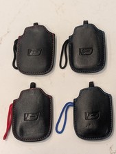 Lexus Smart Key Fob Leather Case Cover Black Oem Protective Sleeve Set 4 Lexus Smart Key Fob Leather Case Cover Black Oem Protective Sleeve Set 4