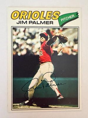 1977 Topps Baseball Jim Palmer #600 EX to EX+ Vintage nice