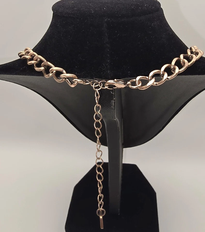 Collar Park Lane "Ash Lane" llamativo oro rosa caprichoso romántico floral -472 Foto 2 de 4