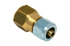 Adapter 3/4" UNF-> 8mm Thermoplastikleitung Eingang Gastank Gastankflasche LPG