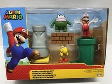 Jakks Pacific | Super Mario Desert Diorama Playset 2.5-inch Toy Figure Nintendo