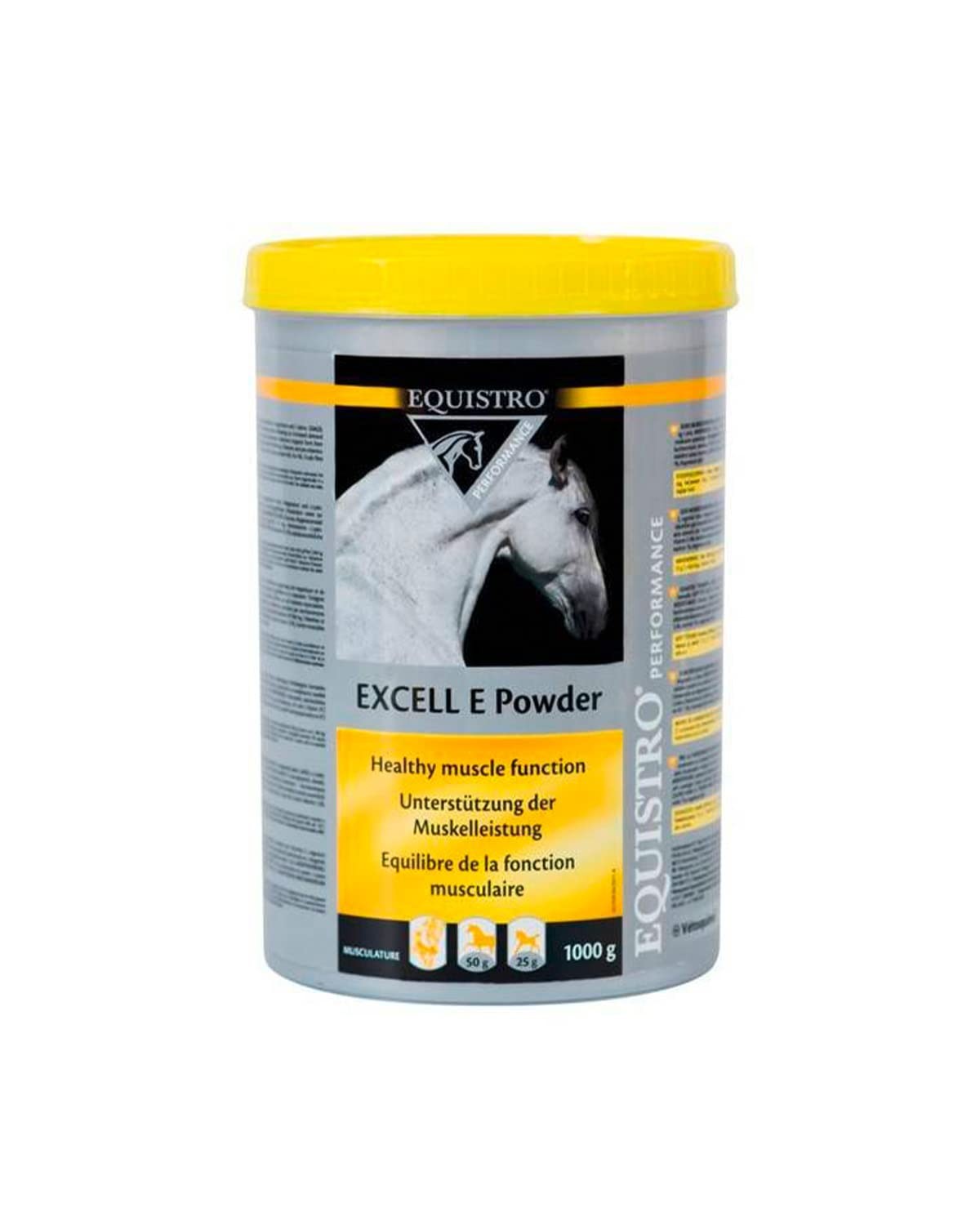 Excell E Powder complément alimentaire équin vitamine E sélénium pour cheval de sport