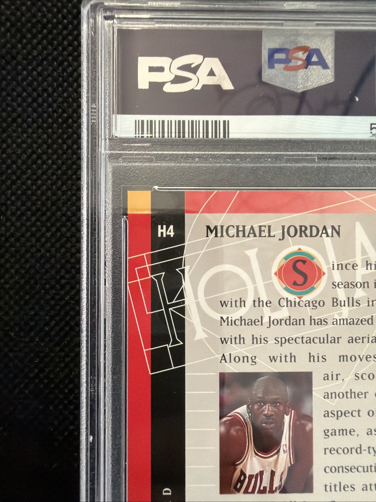 Michael Jordan 1993 Upper Deck Holojams #H4 - PSA 7 - Very Tough Grade view 18