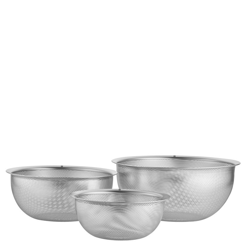 ZWILLING Prep Set 3 Colini Scolapasta Acciaio Inox | Gagliardi Shop