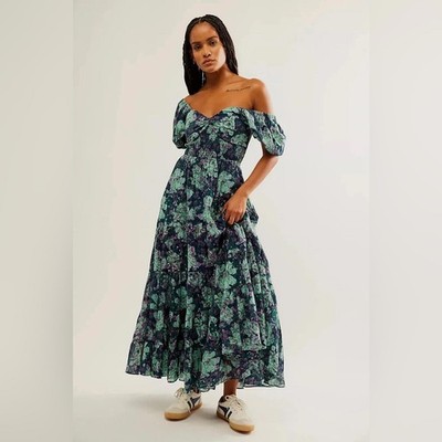 slim fit dress slacks Cutout Frilly Maxi Dress