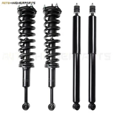 For 2007-2013 Toyota Tundra 2 Front Complete Struts Assembly + 2 Rear Shock