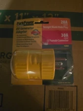 NEW Marinco Straight Adapter, 20A 125V Male To 30A 125V Female