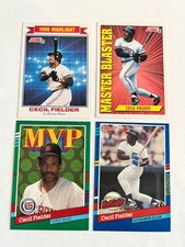 (4) 1991 CECIL FIELDER-DONRUSS MVP#397-SCORE#770-SCORE#693-DONRUSS#BC-5