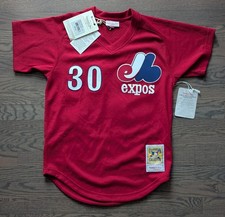 TIM RAINES NWT Jersey 90 Montreal Expos Mitchell  Ness Small 36 BP Mesh MLB