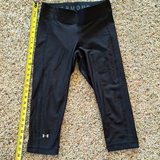 Under Armour HeatGear Women's Compression Cropped Leggings Black M