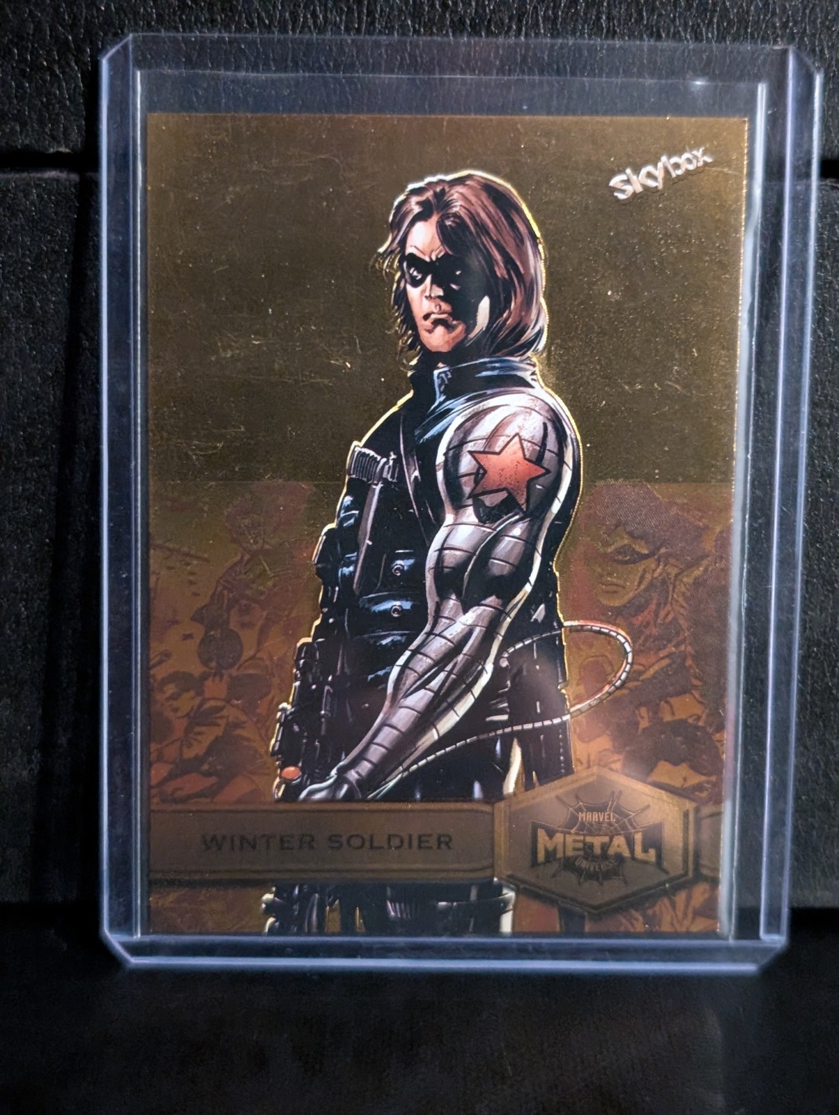 2021 Marvel Metal Universe Spider-Man WINTER SOLDIER #199 GOLD High Series