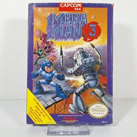 Mega Man 3 III Nintendo NES completo di scatola CIB con inserti - testato