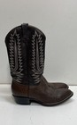 Double H 9040 Brown Pebbled Leather Western Cowboy Boots Men's Size 9D — photo 3