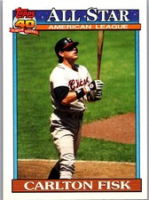 1991 Topps Baseball Carlton Fisk Chicago White Sox Base Card All Star NM #393
