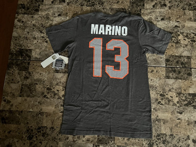Vintage Dan Marino Hall Of Fame Miami Dolphin NFL FB T-Shirt M Team Apparel
