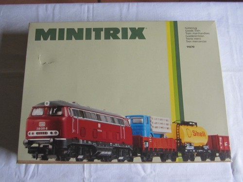 MINITRIX  Spur n BR 216 plus 3 Güterwagen - SET aus Packung 11070 | Zustand: Gebraucht