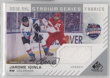 2016 SP Game Used Stadium Series Fabrics Col vs Det Jarome Iginla #CA-JI HOF 3az